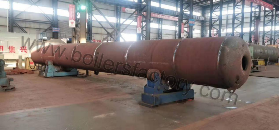 The welding site of 40t/h coal fired boiler drum